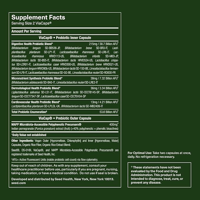 Seed DS-01 Daily Synbiotic &amp PM-02 Sleep + Restore Bundle - Probiotic and Sleep Aid for Women and Men - Vegan - 30-Day Supply