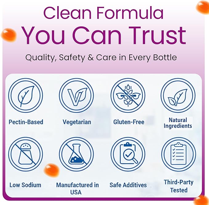 Max Focus Gummies for Kids &amp Teens with Omega 3 DHA – Brain Focus Supplement for Kids Memory Attention Concentration &amp Clarity Support – Delicious Orange Flavor – 60 Gummies