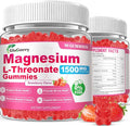180 Count Magnesium L-Threonate Gummies 1500mg High Absorption Magnesium Threonate Supplement for Adults &amp Kids Support Brain Health Memory Focus Restful zzZ &amp Muscle Sugar Free Vegan