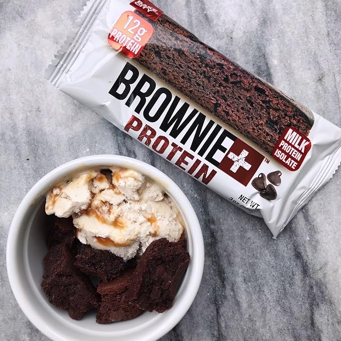 Bake City - Protein Brownie Plus - 12g Whey Protein Isolate Kosher Natural Flavors 3oz - Double Chocolate (Pack of 16)