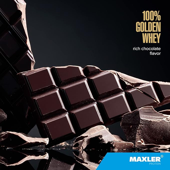Maxler 100% Golden Whey Vanilla Ice Cream &amp Rich Chocolate Bundle