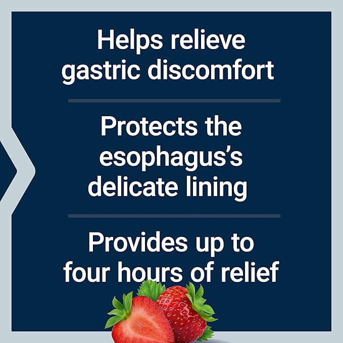 Life Extension Esophageal Guardian alginic Acid Potassium Bicarbonate get Long-Lasting Relief from gastric Distress Vegetarian Non-GMO Gluten-Free 60 Vegetarian chewable Tablets