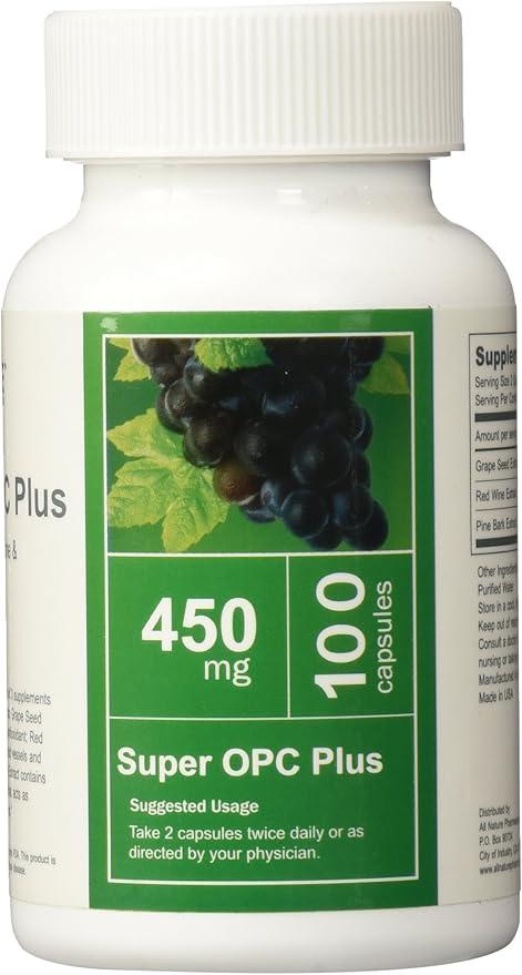 All Nature Super OPC Plus (Grape Seed Red Wine and Pine Bark Extract)