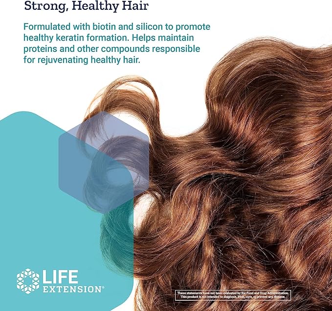 Life Extension Hair Skin &amp Nails Collagen Plus Formula with Multivitamin - 120 Count &amp 60 Tablets