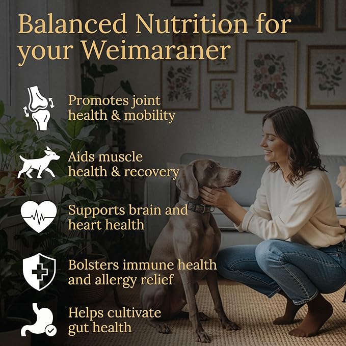 Weimaraner Multivitamins 90 Count Made in The USA with Real Bacon