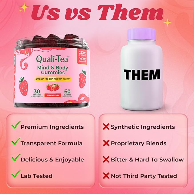 Stress Relief Supplement for Women &amp Kids | L Theanine GABA Supplements with Rhodiola Rosea for Stress | Magnesium Citrate Gummies for Kids | Cortisol Supplements for Women | Kava Kava Alternative