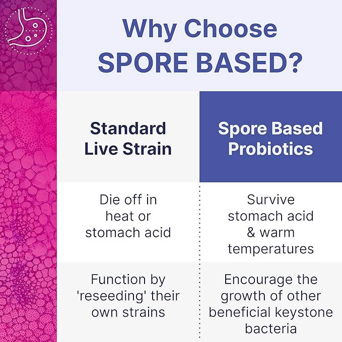 Microbiome Labs MegaSporeBiotic (60 Capsules) + MegaPre (180 Capsules) Probiotic Prebiotic Bundle - Spore-Based Probiotic with Prebiotic Fiber Supplement