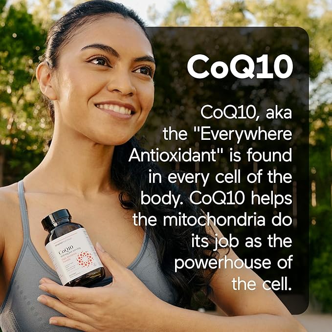 SMARTERNUTRITION CoQ10 400 mg High Absorption - Naturally Fermented Ubiquinone w/Organic Cold-Pressed Olive Oil - for Heart Health Cellular Energy - Non-GMO Gluten Free - 360 Count[180-Day Supply]