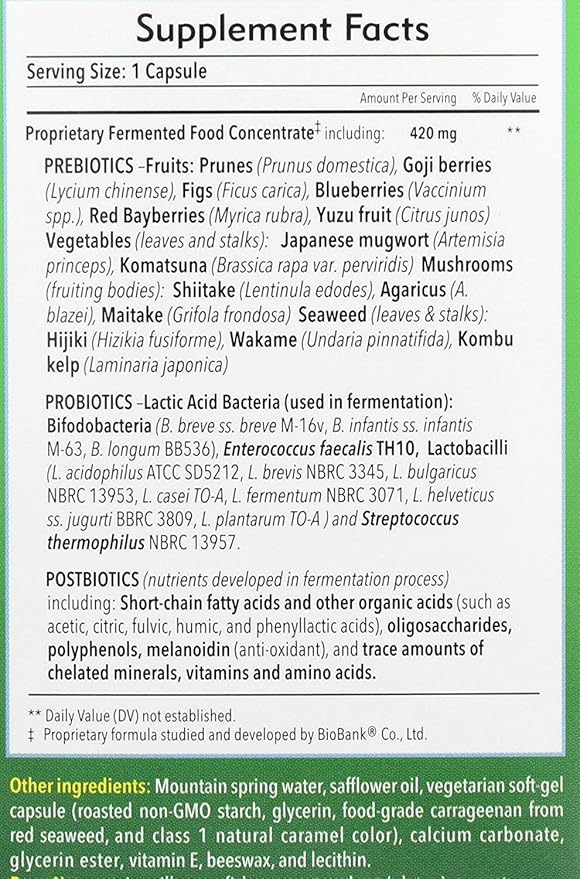 Dr. Ohhira's Probiotics Daily Original Formula 100 Caps with Bonus 10 Capsule Travel Pack No Refrigeration Non-GMO