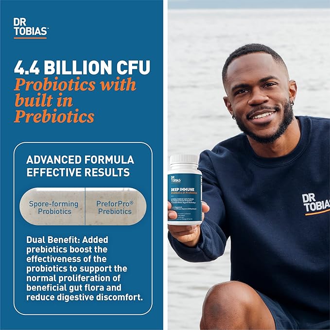 Dr. Tobias Colon 14 Day Cleanse and Deep Immune Probiotics and Prebiotics - Supports Temporary Detox and Ongoing Gut Health Non-GMO