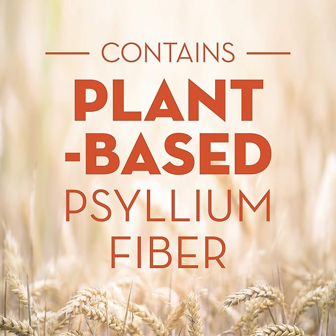 Metamucil Fiber 4-in-1 Psyllium Fiber Supplement Sugar Free Powder Unflavored Drink 114 Servings (Packaging May Vary)