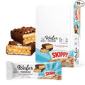 Genius Gourmet SKIPPY® Peanut Butter Chocolate Flavored Wafer Protein Bars15g Protein per serving (30% DV) 1g Sugar Chocolatey Snack Bar – 10 Count