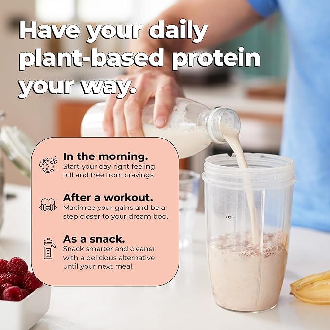 Future Kind Vegan Protein Powder Vanilla Pea Plant Protein for Lean Muscle with Iron &amp Fiber Whey-Free Sugar-Free Soy-Free Non-Dairy (34 Servings)