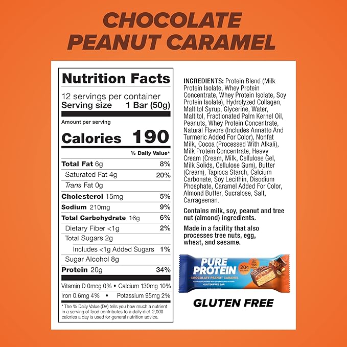 Pure Protein Bars High Protein Nutritious Snacks to Support Energy &amp Bars High Protein Nutritious Snacks to Support Energy Low Sugar