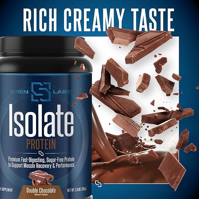 Isolate Premium Whey Protein Powder Keto Isolate and Hydrolysate with Amino Acids Including Glutamine for Lean Muscle Growth and Recovery - Decadent Chocolate (30 Servings)
