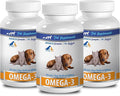 cat Protein Supplements - Omega 3 - for Dogs and Cats - Health and Wellness - cat Fish Oil Supplement - 3 Bottle (540 Softgels)