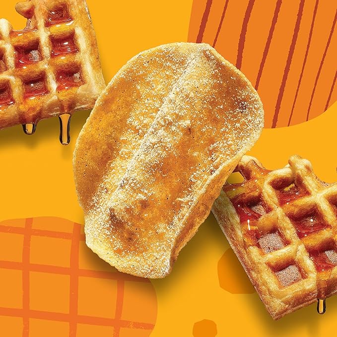 WILDE Protein Chips Chicken &amp Waffles High Protein Snacks for Adults Keto Chips Gluten Free Low Carb Snack Box Made with Real Ingredients 1.34oz Bags Pack of 12