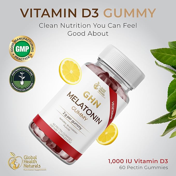 Sugar Free Vitamin D3 Gummies for Adults - Vegan Pectin-Based Gummy Vitamin D - 1000 IU Natural Lemon Flavor - Gluten Free Dairy Free Soy Free Daily D3 Gummies for Women &amp Men - 60 Count