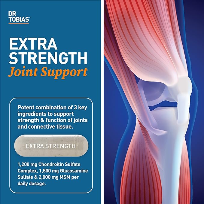 Dr. Tobias Omega 3 Fish Oil &amp Joint Support Supplements Supports Heart Brain Immune Joint Health Function &amp Flexibility for Men &amp Women