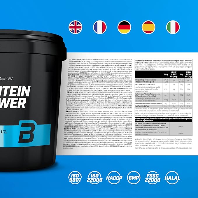 Protein Power - 8.818 lbs - Vanilla - Biotech