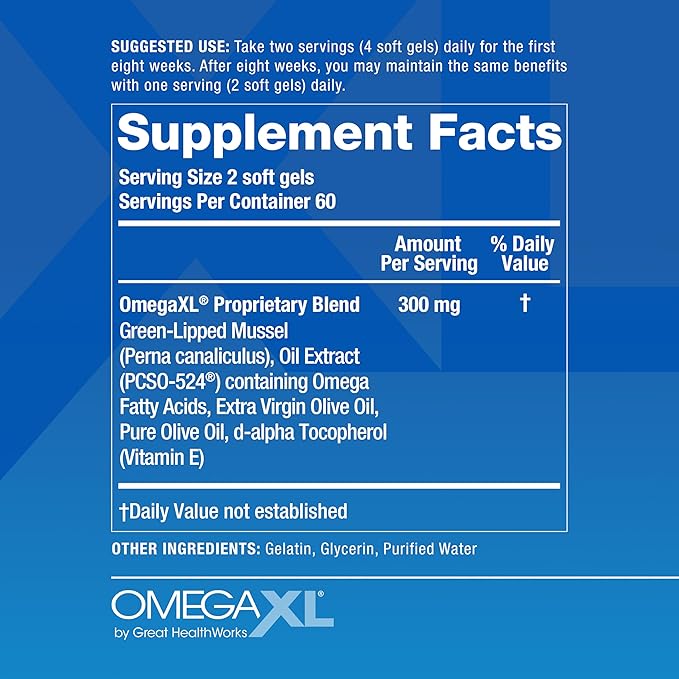 OmegaXL Powerful Joint and Muscle Support Supplement (60 Count) &amp Probiotic XL - PreforPro DE111 Shelf Stable - Promote Healthy Gut Flora Growth (30 Veggie caps)