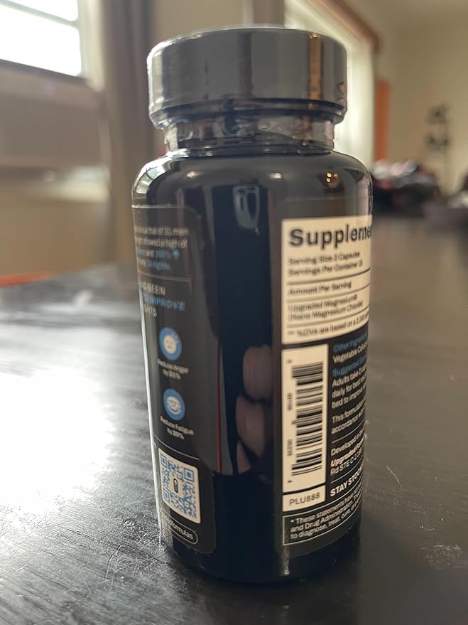 Upgraded Formulas Nano Magnesium Supplement 3rd Party Clinical Trial Improves Deep Sleep up to 250% REM Sleep Up to 160% in only 14 Nights - Enhances Calm 30 Capsules