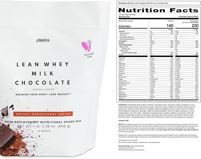 Plexus Lean™ Whey Chocolate