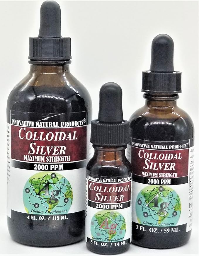Colloidal Silver 2000 PPM 4 oz Liquid