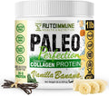 Paleo Perfection Vanilla Banana Grass Fed Beef Collagen Protein Powder Without Stevia - Paleo Keto SCD AIP Protein Powder with Apple Fiber Carrot &amp Broccoli - 1lb Protein Powder &amp Superfoo