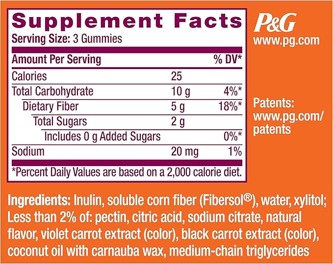 Metamucil Kids Fiber Gummies No Sugar Added 5g Prebiotic Plant-Based Fiber Supplement Blend Mixed Berry Flavored 120ct Gummies (Pack of 2)