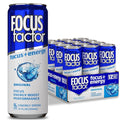 Focus Factor Energy Drink - 12 x 355ml Cans (Original Flavor) - with Focus + Energy - Lightly Carbonated Sugar Free Low Calorie with Vitamin B6 &amp Vitamin B12