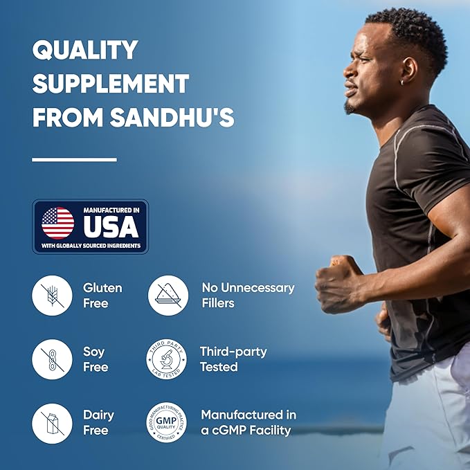 Sandhu's Zinc Supplement with Ionophores| Quercetin &amp Green Tea Extract for Superior Absorption and High Potency| 900mg Vegetarian Capsules 120 Days Supply| Immune Support for Men &amp Women