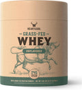 HEART &amp SOIL 100% Grass Fed Protein Powder – Single Ingredient: Whey Protein Concentrate - UNFLAVORED – Cold-Processed to Preserve Nutrients – 24g of Pure Grass Fed Whey Per Serving – 2lbs