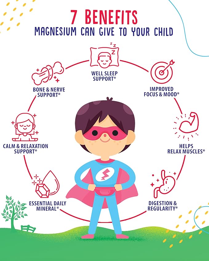 SUNNY SAM Vitamin D3 K2 Gummies 5000 IU &amp Magnesium Gummies for Kids Citrate Chewable Supplement for Mood &amp Muscle Support