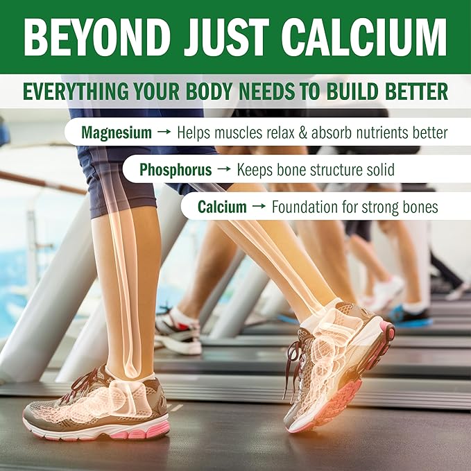 Pro-Cal Calcium Supplements for Women &amp Men – Pro-Cal Nerve Muscle Bone Health Capsules with Calcium Magnesium Vitamin D3 Phosphorus – High Absorption Easy to Swallow Bone Strength Suppleme