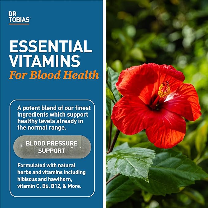 Dr. Tobias Vegan Omega 3 Algae Oil and Blood Pressure Support Supplement Supports Normal Circulatory Health Gut Immune Function and Overall Wellness Non-GMO
