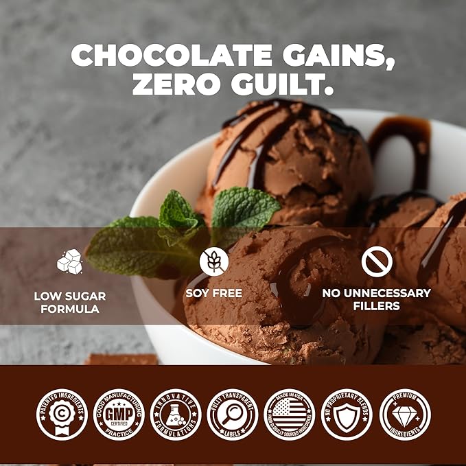 Underground Bio Labs Panda Fuel Premium Protein WheyHydrolyzed CollagenCaseinProbiotics Enzymes Keto FriendlyTime Release 25 Servings (2.5 Pound Chocolate Ice Cream)