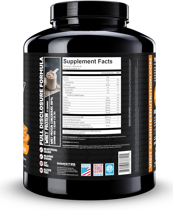 Whey Protein Blend Peanut Butter Cereal Whey: Full-Disclosure Ultra-Delicious Premium Protein