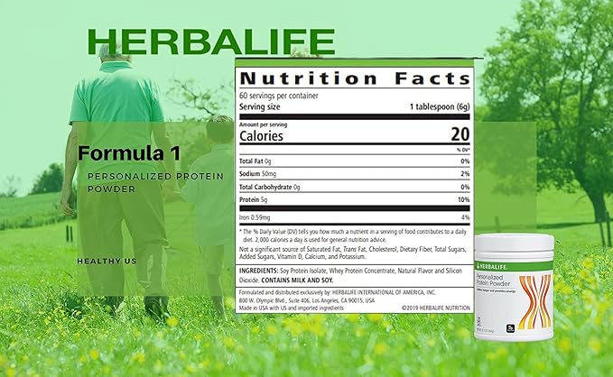 HERBALIFE Formula 1 Four Combo (Strawberry Cheesecake 750g) Healthy Nutritional Shake Mix-Herbal Aloe Concentrate Pint 473ml-PERSONALIZED Protein Powder 360g and Herbal Tea Concentrate 51g