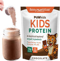 Kids Protein Shake Powder 16g – Zero Sugar Organic Ingredients Grass-Fed Whey Proteins – Calcium &amp Choline for Bone Strength &amp Brain Development Protein Shake 15-45 Servings – Chocolate