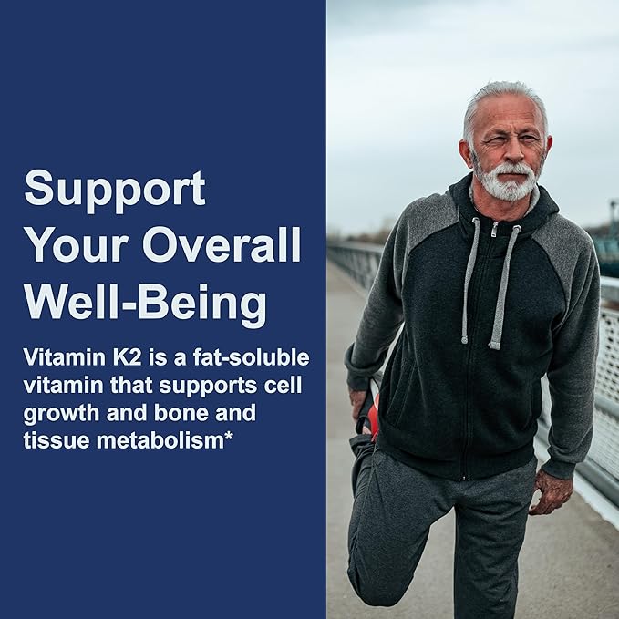 Carlson - Vitamin K2 MK-4 (Menatetrenone) Vitamin K Supplement Bone &amp Heart Health K2 Vitamin Soy-free 60 capsules