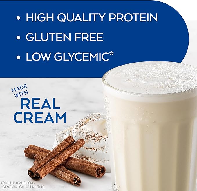 Atkins Creamy Cinnamon Swirl Protein Shake 15g Protein 12 Count and Atkins Endulge Peanut Butter Cups 20 Count Bundle