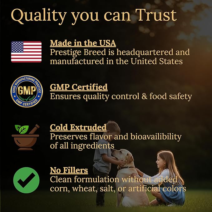 Multivitamins Balanced Nutrition for Your Labrador 90 Count Made in The USA with Real Bacon