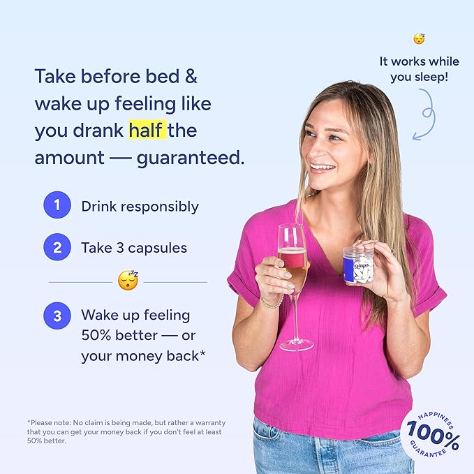 Cheers Restore | Supplement with DHM + L-Cysteine | Feel Better After Drinking &amp Support Your Liver | 12 Doses | Dihydromyricetin Cysteine Prickly Pear B-Vitamins Ginger