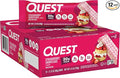 Quest Nutrition Protein Bars Strawberry Shortcake 20g Protein 2g Sugar 3g Net Carbs 10g Fiber Gluten Free 12 Count