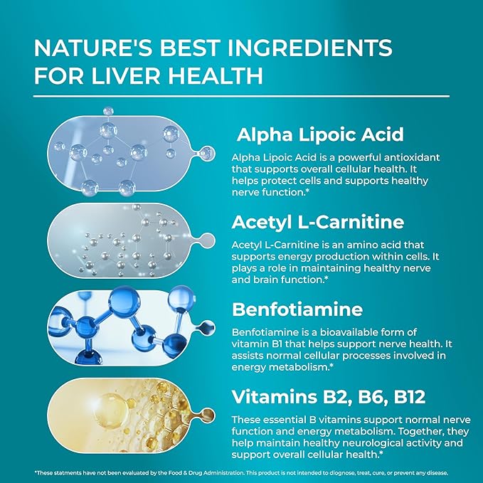 PUREHEALTH RESEARCH Nerve Regen Formula - Nerve Support Supplement for Feet &amp Hands - with Alpha Lipoic Acid ALA Benfotiamine Acetyl L-Carnitine Riboflavin Vitamin B6 B12 D &amp More - 120