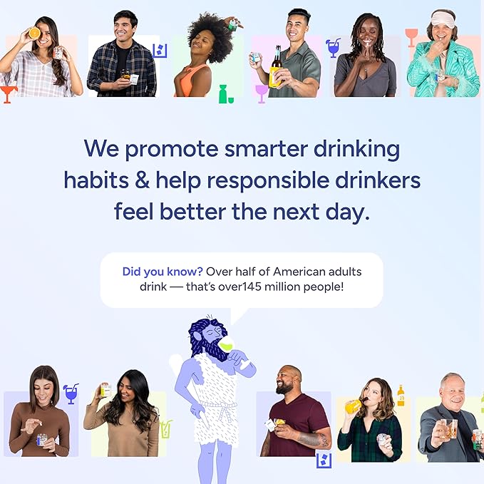 Cheers Restore | Supplement with DHM + L-Cysteine | Feel Better After Drinking &amp Support Your Liver | 12 Doses | Dihydromyricetin Cysteine Prickly Pear B-Vitamins Ginger