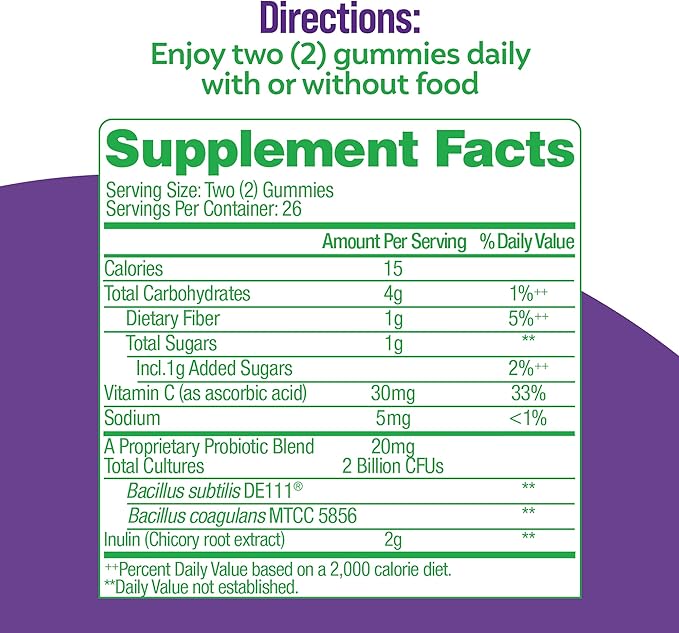 Culturelle Daily Probiotic Capsules 30CT &amp Gummies 52CT with Lactobacillus rhamnosus GG for Digestive &amp Immune Health