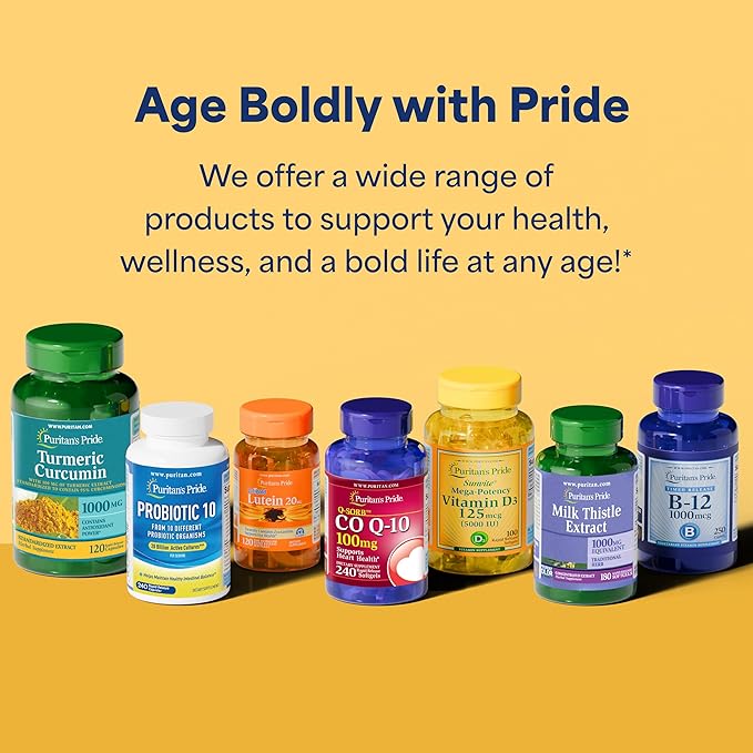 Puritan's Pride Premium Healthy Eyes Lutigold™ Extra Lutein with Meso-Zeaxanthin and Zeaxanthin for Men and Women Vision Health Support 2 Month Supply 60 Easy-to-Swallow Rapid Release Softgels