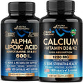NUTRAHARMONY Alpha Lipoic Acid Capsules &amp Calcium Tablets